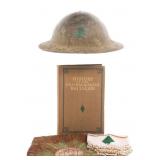 WWI US 101st MACHINE GUN BTN M1917 HELMET & GROUP