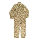 WWII US FROGSKIN CAMOUFLAGE HBT COVERALLS