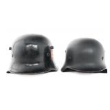 REFURBISHED WWII GERMAN M17 & M40 HELMETS