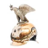 WWI PRUSSIAN GARDE DU CORPS NCO / EM HELMET