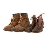 WWI US PERSHING & FRENCH COMBAT BOOTS