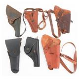 WWI - COLD WAR US ARMY PISTOL HOLSTERS
