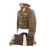 WWII USAAF SENIOR PILOT NAMED UNIFORM GROUPING