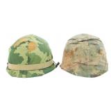 VIETNAM WAR US PARATROOPER M1C HELMETS