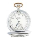 WWII GLASHUTTE NICKEL CASE POCKET WATCH