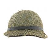 FRENCH INDOCHINA WAR US ISSUED M1 COMBAT HELMET
