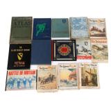 WWI - VIETNAM US UNIT HISTORY & GERMAN CIG BOOKS