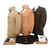 WWII - POST WAR USAAF OFFICER GROUP & UNIFORMS