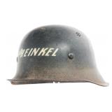 WWII GERMAN HEINKEL FACTORY WORKER HELMET