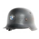 WWII GERMAN BMW FACTORY WORKER HELMET