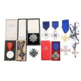 WWII GERMAN AWARD & SERVICE MEDALS & CROSSES