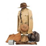 PRE-WWI US ARMY M1910 KHAKI UNIFORM & FIELD GEAR