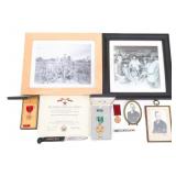 WWII - VIETNAM WAR FATHER & SON NAMED MEDAL GROUP