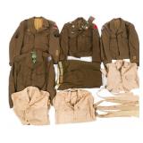WWII - KOREAN WAR US ARMY EM / NCO UNIFORMS