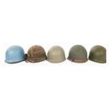 COLD WAR US ARMED FORCES M1 COMBAT HELMETS