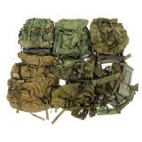 US ARMY OD GREEN & WOODLAND CAMO ALICE PACKS