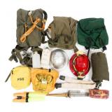 US FOREST SERVICE SMOKE JUMPER PARACHUTE & GEAR