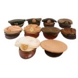 WWII - COLD WAR US ARMY & USN OFFICER & EM CAPS