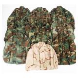 US ARMY & USAF WOODLAND AND DCU CAMO JACKETS