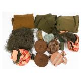 US ARMY BLANKETS, GHILLIE SUIT BURLAP & CAMO NET