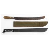 WWII US SWI SURPLUS & THEATER MADE MACHETES