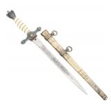 WWII GERMAN KRIEGSMARINE ALUMINUM HILT DAGGER