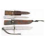 WWII US ARMED FORCES ALUMINUM HANDLE KNIVES