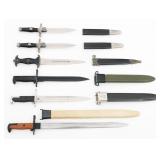 REENACTOR WWII US BAYONETS & GERMAN DAGGERS