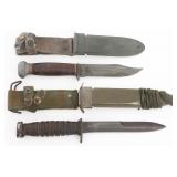 WWII US PAL RH-35 Mk-I KNIFE & M4 BAYONET