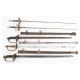 REENACTOR US CIVIL WAR & FENCING SWORDS