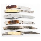 FOLDING POCKET KNIVES - CAMILLUS, CASE, CRAFTSMAN