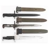 WWII US M1 GARAND BAYONETS