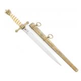 WWII GERMAN KRIEGSMARINE DEPOT MARKED DRESS DAGGER