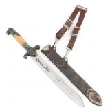 WWII GERMAN RAD OFFICER DRESS DAGGER by EICKHORN
