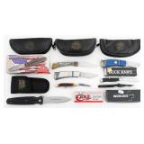 FOLDING KNIVES - BUCK, GERBER, CASE, & MORE