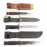 COLD WAR US MkII, JET PILOT KNIVES & M5 BAYONET