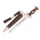 WWII GERMAN SA DRESS DAGGER by RZM M7/66