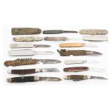 FOLDING POCKET KNIVES - SCHRADE, HENCKEL, GESCO
