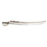 CIVIL WAR US ARMY M1860 CAVALRY SWORD by C ROBY