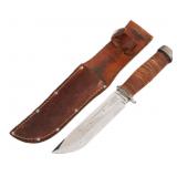 WWII US CATTARAUGUS 225Q KNIFE WITH SHEATH