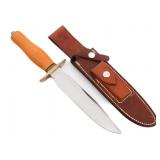 RANDALL MODEL 1 ALL PURPOSE SCRIMSHAW BOWIE KNIFE