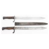 IMPERIAL GERMAN M1898/05 BUTCHER BAYONETS