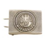 WWII GERMAN POSTAL DEFENSE POSTSCHUTZ BELT BUCKLE