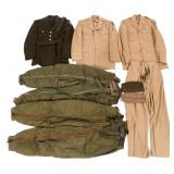 WWII US ARMY AAF OFFICER UNIFORMS & FLIGHT PANTS