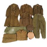 WWII US ARMY EM/NCO UNIFORMS & HEADGEAR