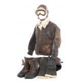 WWII USN AVIATION AIRCREW LEATHER FLYING UNIFORM