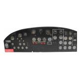 WWII US B-17 BOMBER INSTRUMENT PANEL DISPLAY