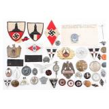 WWII GERMAN ORGANIZATIONAL BADGES & INSIGNIA