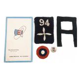 WWI US 94th AERO & 1st ARMY AIR SERVICE INSIGNIA