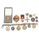 PRE-WWII GERMAN VETERAN & FIREFIGHTER INSIGNIA